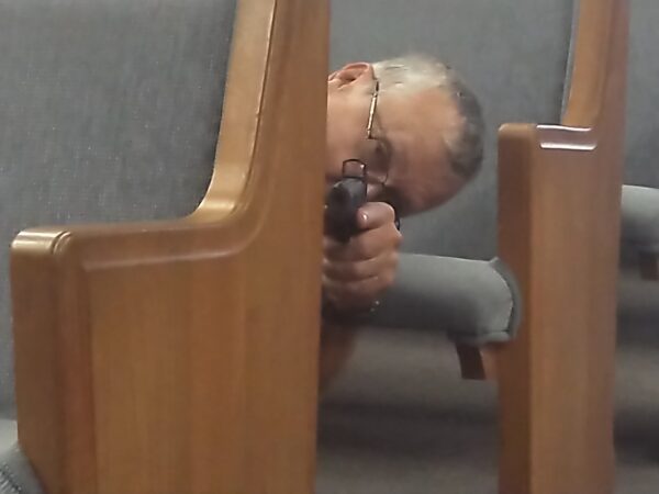 Using concealment.