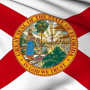Great Seal Of The State Of Florida on a white background