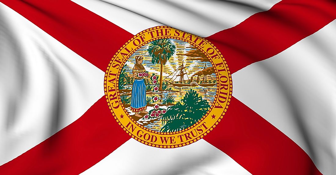 Great Seal Of The State Of Florida on a white background